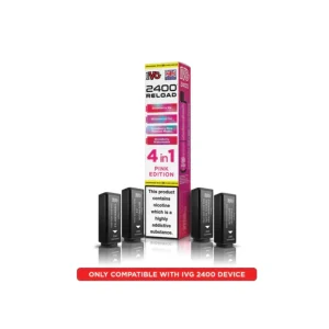 £1 SALE: Pink Edition 20mg - IVG 2400 Reloaded Replacement Pods