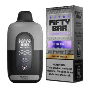 Banana Fresca - Fifty Bar Midnight Series 20k Disposable Vape