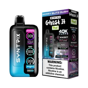 Berry Blitz Gush - Syntrix Ghost It 40k Disposable Vape