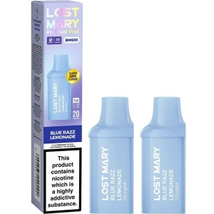 Blue razz lemonade Lost Mary BM600 pods 2 pack