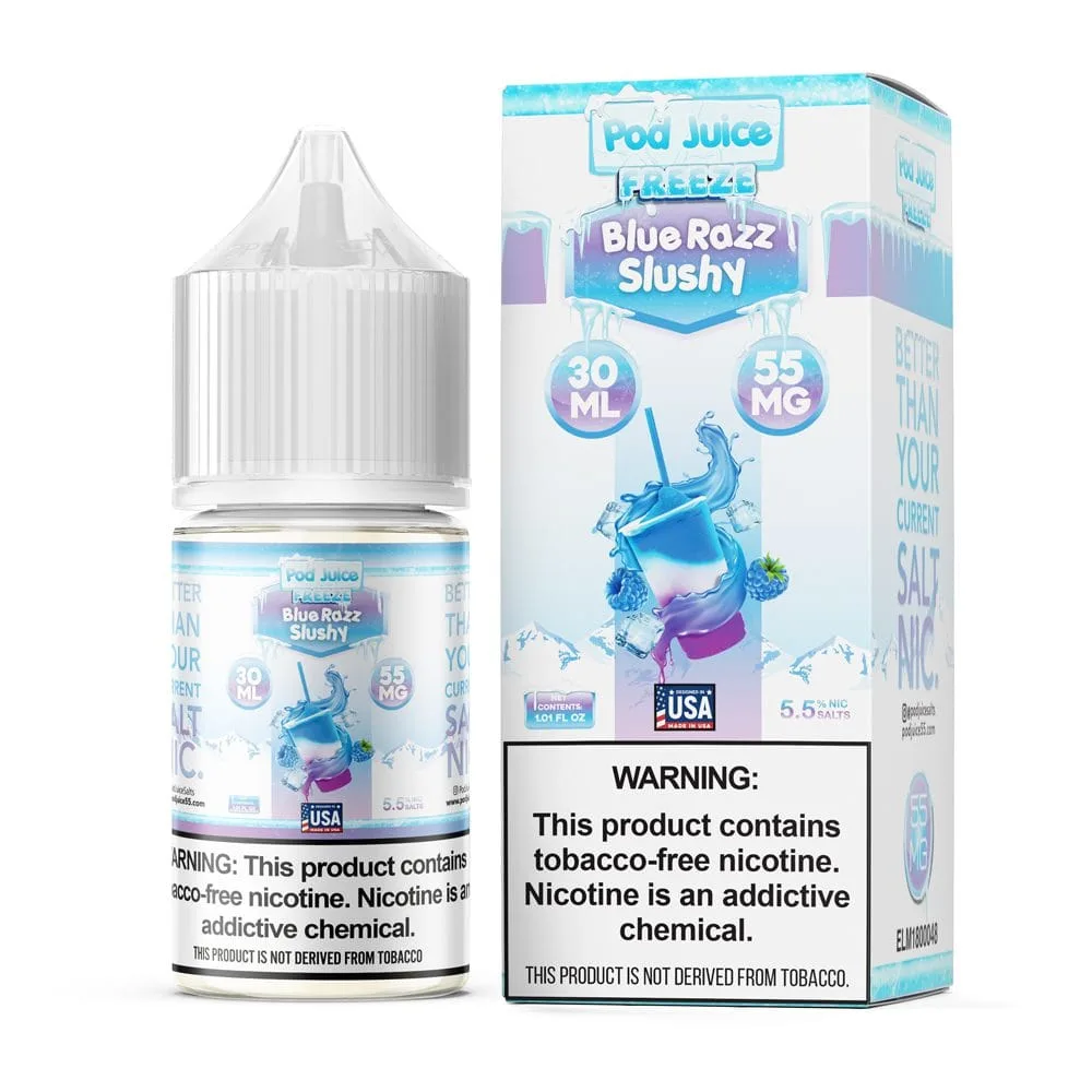 Blue Razz Slushy Freeze Pod Juice
