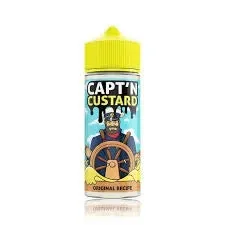 CAPT’N CUSTARD Salts Eliquids – Smooth Custard Nic Salt Vape Juice