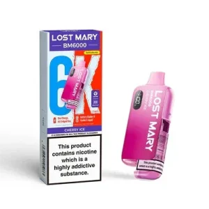 Cherry Ice 20mg - Lost Mary BM6000 Prefilled Device
