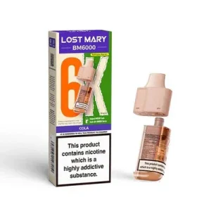 Cola 20mg - Lost Mary BM6000 Replacement Pod
