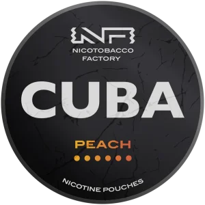 Cuba Black Line Peach Nicotine Pouches 43mg (5 Pack)