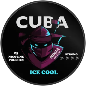 Cuba Ninja Ice Cool Nicotine Pouches 16mg (5 Pack)