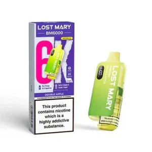 Double Apple 20mg - Lost Mary BM6000 Prefilled Device