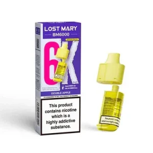 Double Apple 20mg - Lost Mary BM6000 Replacement Pod