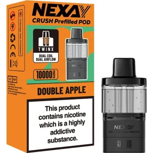 Double apple Nexay Crush pod & refill by VOOPOO 10ml