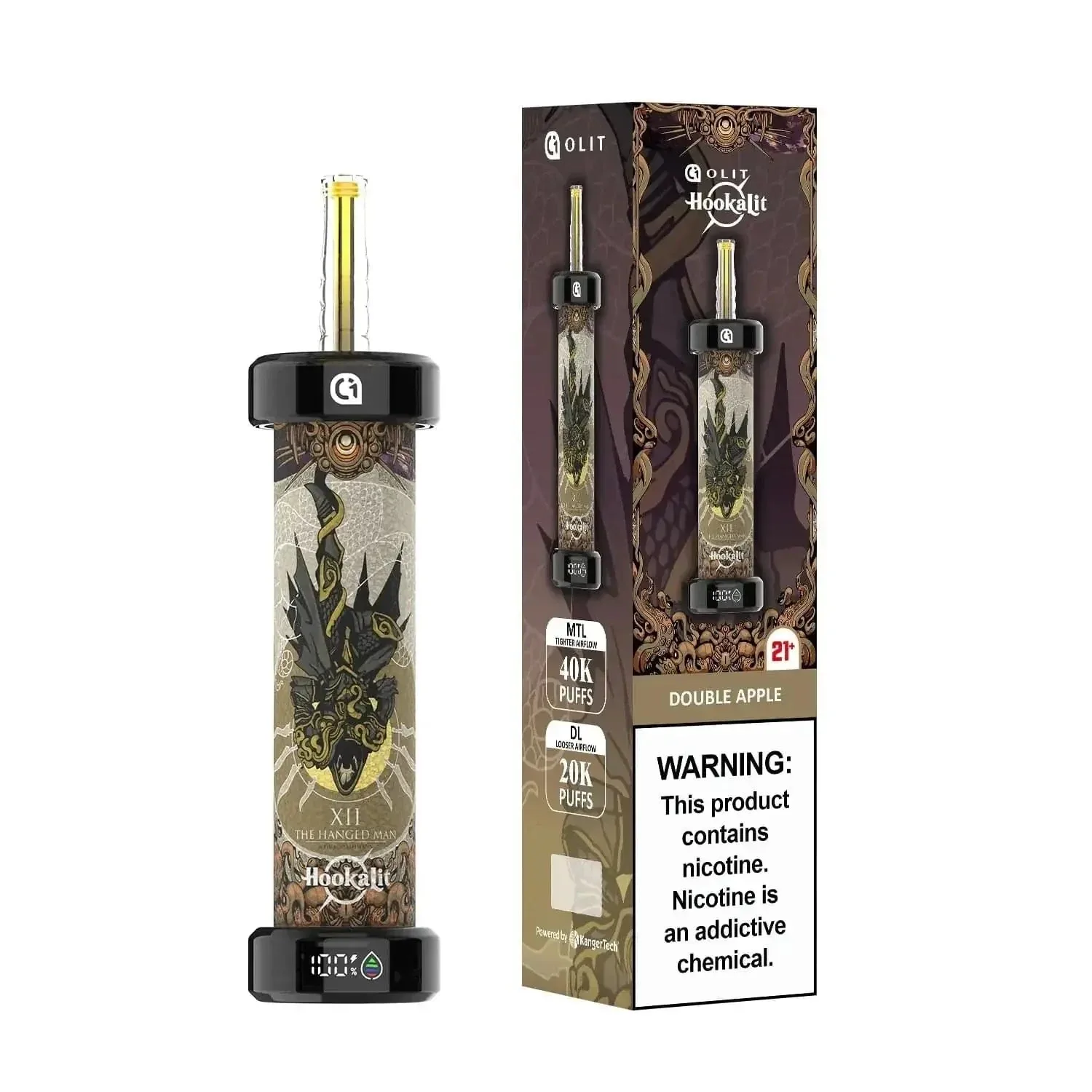 Double Apple - Olit Hookalit 40K Disposable E-Hookah