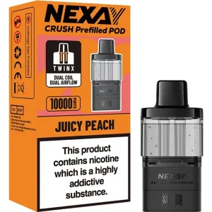Juicy peach Nexay Crush pod & refill by VOOPOO 10ml