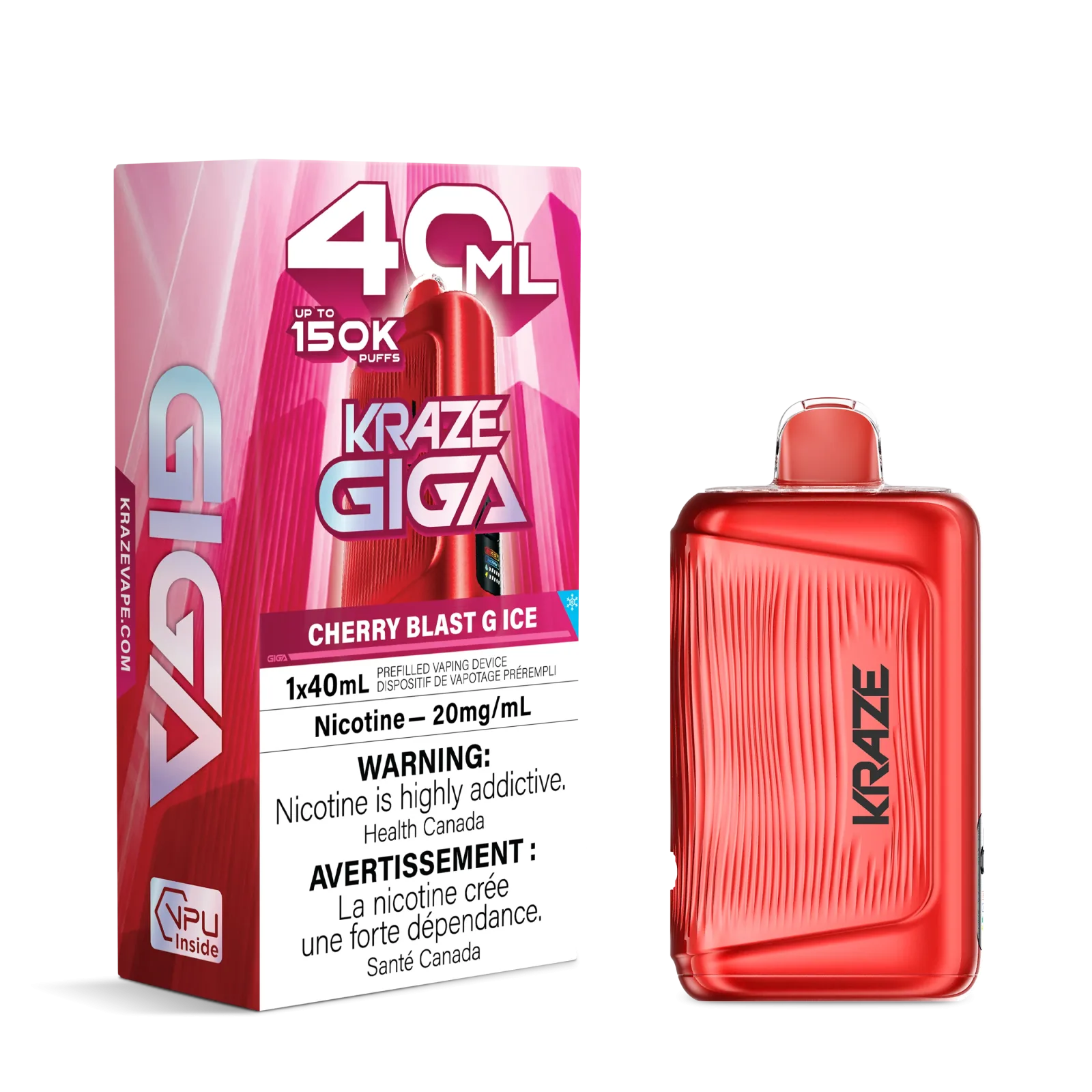 Kraze Giga 40ML Disposable Vape | Online Pricing - Image 2