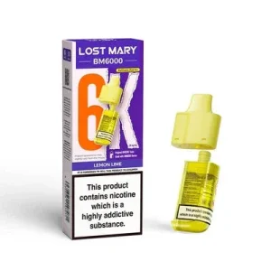 Lemon & Lime 20mg - Lost Mary BM6000 Replacement Pod