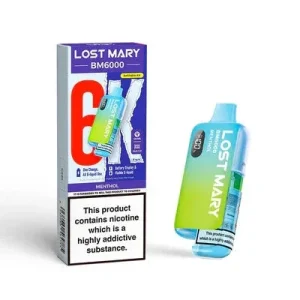 Menthol 20mg - Lost Mary BM6000 Prefilled Device