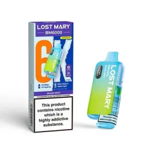 Miami Mint 20mg - Lost Mary BM6000 Prefilled Device