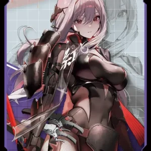 Movic NIKKE Guroyan Black Shadow Matte Card Sleeves 65 Pack Set