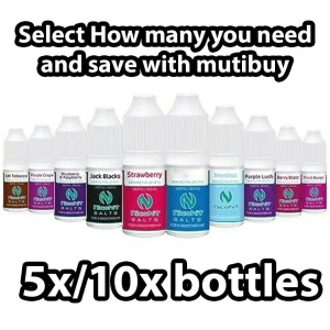 Nicohit Salts Nic Salt E-Liquid 20mg – 5 x 10ml & 10 x 10ml Multipack