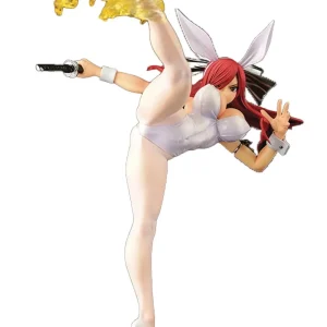 Orcatoys Fairy Tail Erza Scarlet White Bunny High Kick Ver Figure