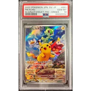 Pikachu 001/SV-P PSA10 Japanese Pokémon Trading Card Game