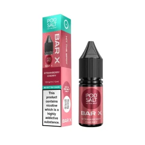Pod Salt Bar X Strawberry Cherry Nic Salt E-Liquid