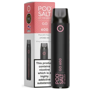 Pod Salt GO 600 Lychee Ice Disposable Device