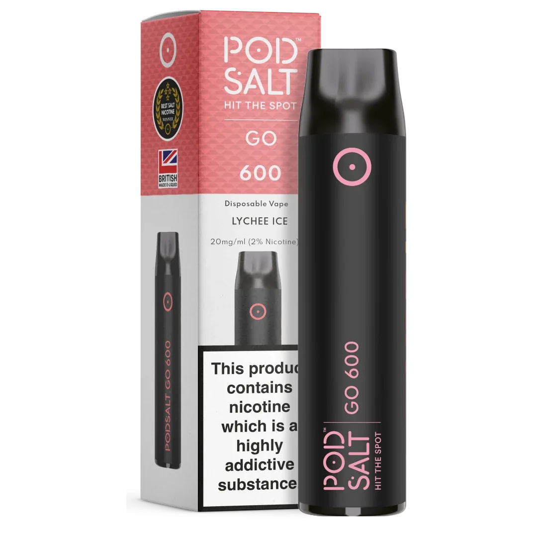 Pod Salt GO 600 Lychee Ice Disposable Device