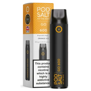 Pod Salt GO 600 Orange Ice Disposable Device