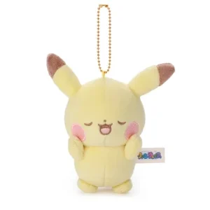 Pokemon Pokepiece Funny Face Pikachu Ball Chain Mascot Keychain