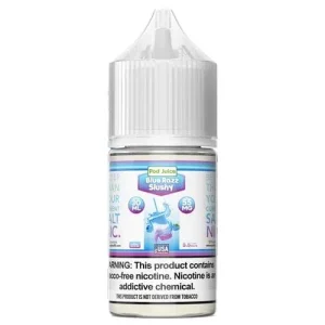 Pod Juice Blue Razz Slushy TF 30ml Nic Salt Vape Juice - 55mg