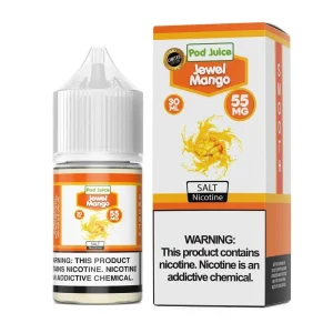Pod Juice Jewel Mango TF 30ml Nic Salt Vape Juice - 55mg (Synthetic Nicotine)