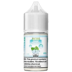 Pod Juice Jewel Menthol TF 30ml Nic Salt Vape Juice - 35mg