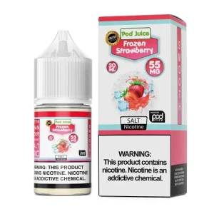 Pod Juice Frozen Strawberry TF 30ml Nic Salt Vape Juice - 35mg (Synthetic Nicotine)