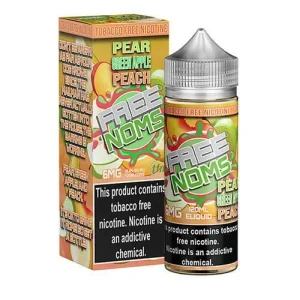 Pear Green Apple Peach TF 120ml Vape Juice - Free Noms - 3mg