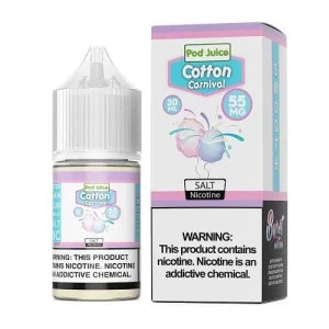 Pod Juice Cotton Clouds TF 30ml Nic Salt Vape Juice - 55mg (Synthetic Nicotine)