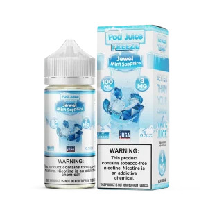 Pod Juice Freeze Jewel Mint Sapphire TF 100ml Vape Juice - 3mg