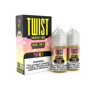 Pink No.1 2x 30ml (60ml) Nic Salt Vape Juice - Twist E-Liquids - 50MG