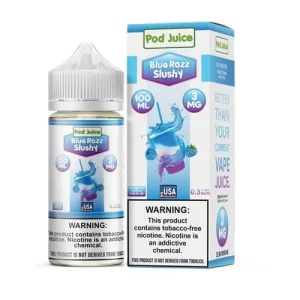 Pod Juice Blue Razz Slushy TF 100ml Vape Juice - 3mg