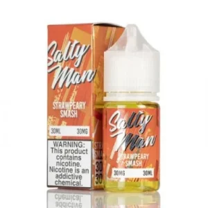 Strawpeary Smash | Salty Man Nic Salt E-Liquid by Solace Vapor