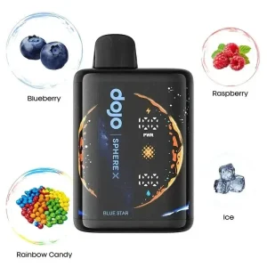 DOJO Sphere X 40K Disposable Vape (5%, 40000 Puffs) - Blue Star'