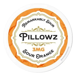 PILLOWZ Nicotine Pouches - 3mg / Sour Orange