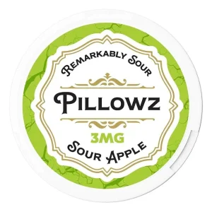 PILLOWZ Nicotine Pouches - 3mg / Sour Apple