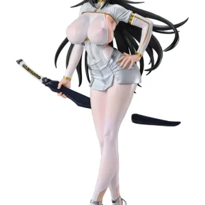 Q-Six Taimanin RPGX Annerose Vajra White Sheer PVC Figure 31cm