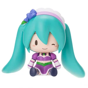 Sega Hatsune Miku Love and Berry Fuwa Puchi Deformed Figure Kirarin Purple