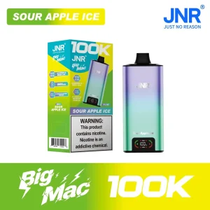 Sour Apple Ice - JNR Big Mac 100k Disposable Vape