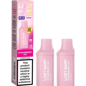 Strawberry ice Lost Mary BM600 pods 2 pack