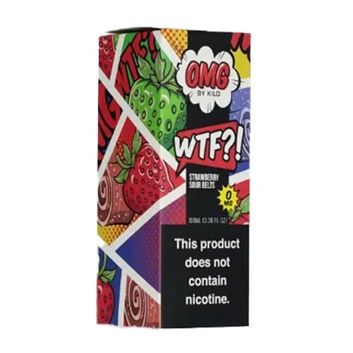 Strawberry Sour Belts By OMG – WTF Eliquid 100ML