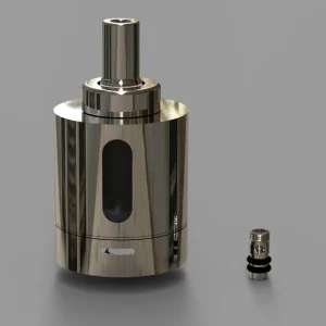 Tilemahos Armed fat RTA, the worldwide first atomizer with pins by Golden Greek