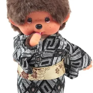 Tokyo Kyugetsu Monchichi Boys Kimono Plush Figure Gift Display