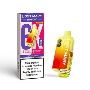 Triple Mango 20mg - Lost Mary BM6000 Prefilled Device