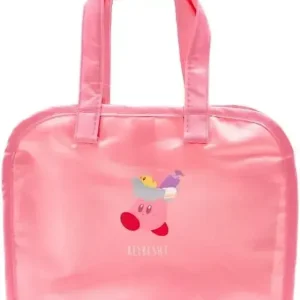T's Factory Kirby Star Spa Bag, Bright Pink Organizer for Travel